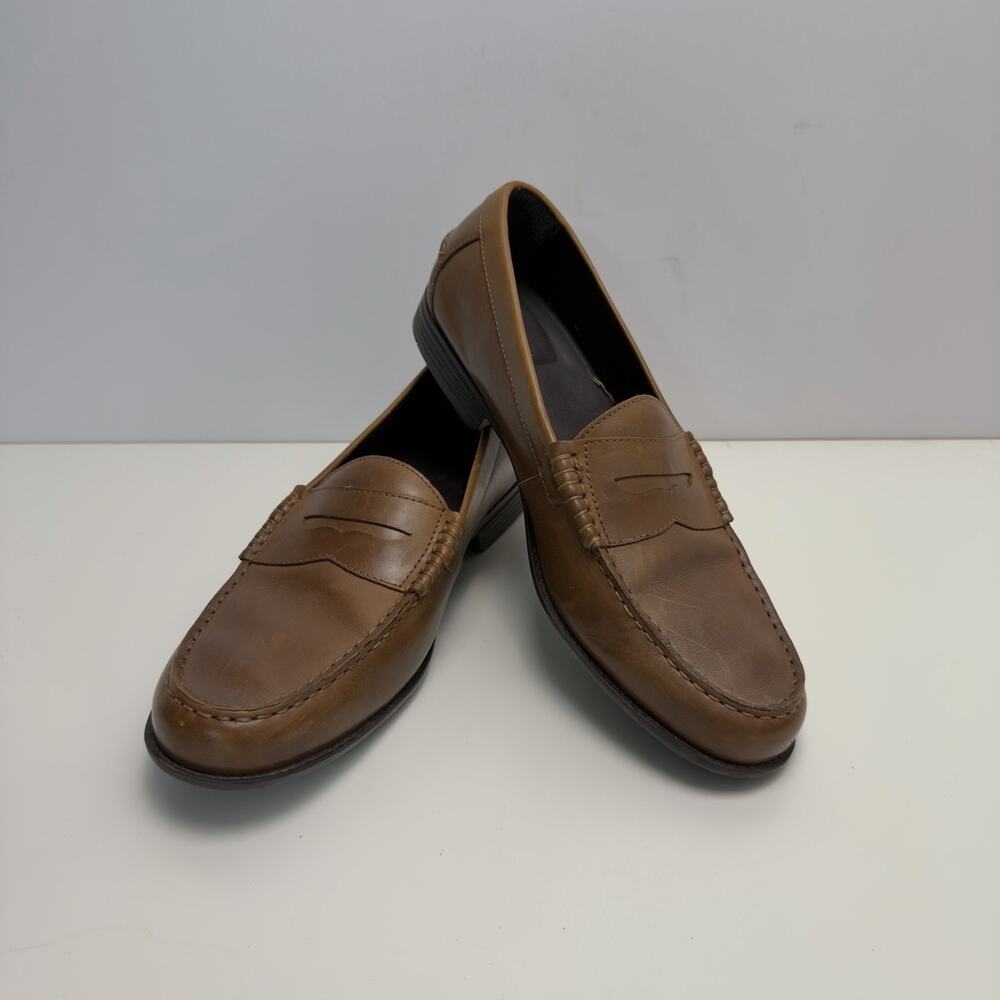 Cole Haan Air Men's Sz 11 Brown Leather Slip On Comfort Dress Loafers